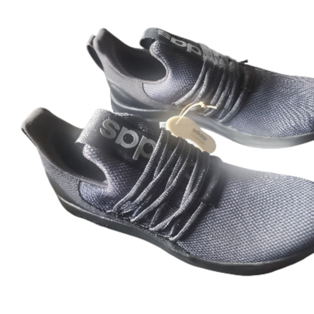 Adidas Lite Racer Adapt 7.0 slip-on casual sneakers in Tripple Black Size 10 - Picture 3 of 8
